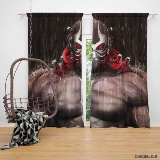 Bane DC Ruthless Adversary Comic Curtain