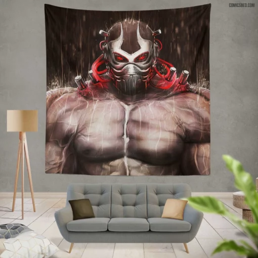 Bane DC Ruthless Adversary Comic Wall Tapestry