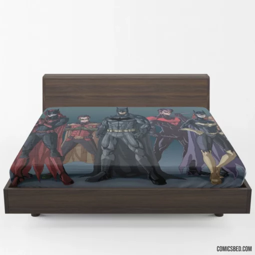 Bat Family Gotham Batgirl Nightwing Batwoman Comic Fitted Sheet