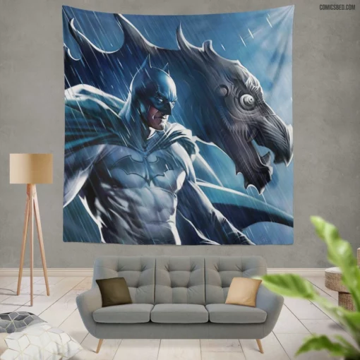 Bat Signals Chronicles of the Dark Knight Comic Wall Tapestry