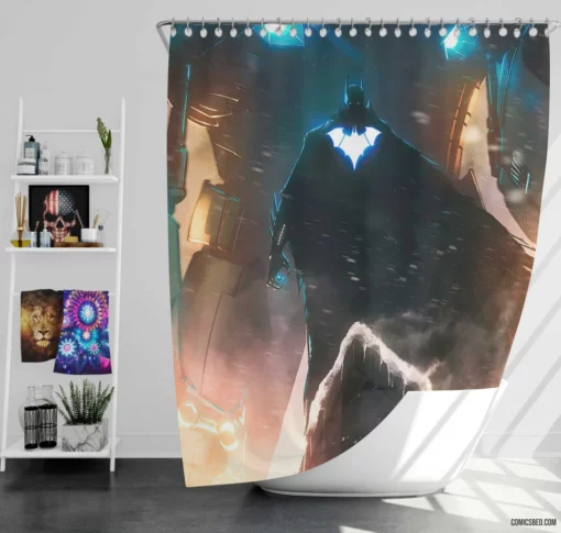 Bat-Tales of the Wild West Gotham Outlaws Comic Shower Curtain