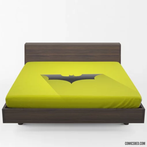 BatT Logo DC Caped Crusader Comic Fitted Sheet