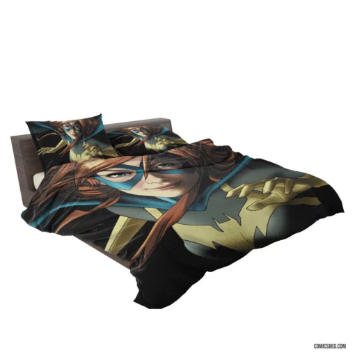 Batgirl Aqua Eyes DC Heroine Comic Bedding Set 2