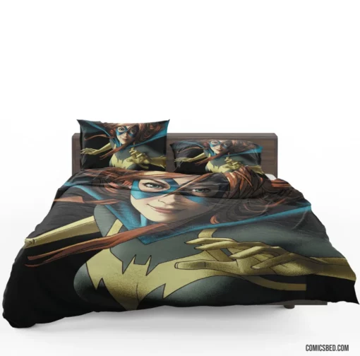 Batgirl Aqua Eyes DC Heroine Comic Bedding Set