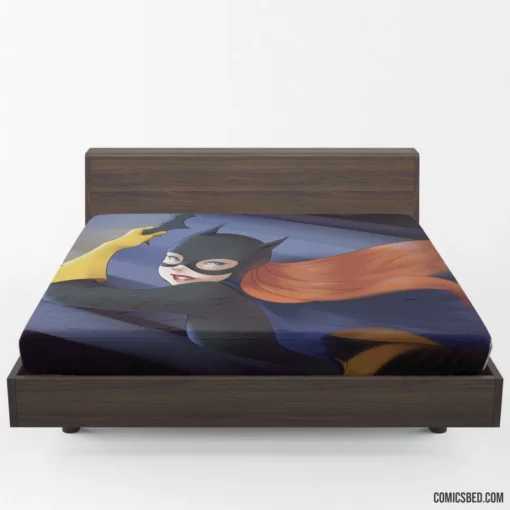 Batgirl DC Bright-Haired Heroine Comic Fitted Sheet