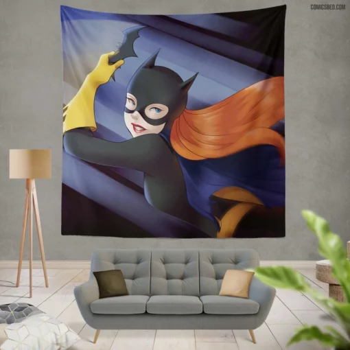 Batgirl DC Bright-Haired Heroine Comic Wall Tapestry