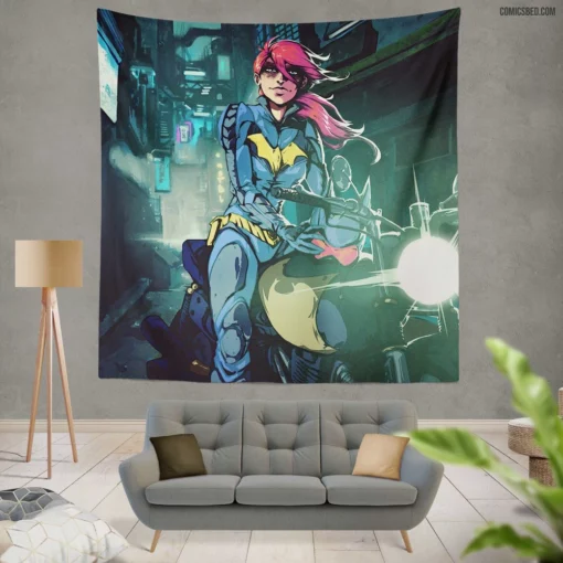 Batgirl DC Courageous Guardian Comic Wall Tapestry