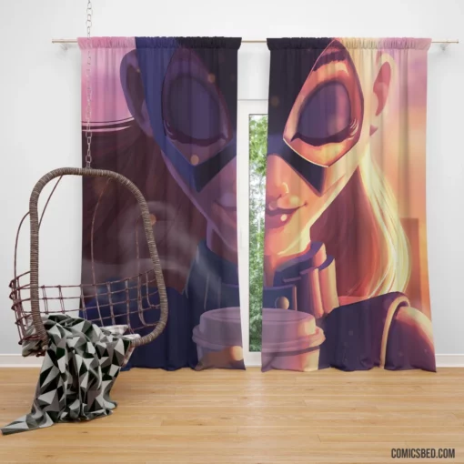 Batgirl DC Courageous Heroine Comic Curtain