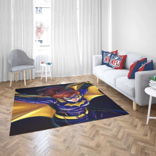 Batgirl DC Daring Defender Comic Rug 2