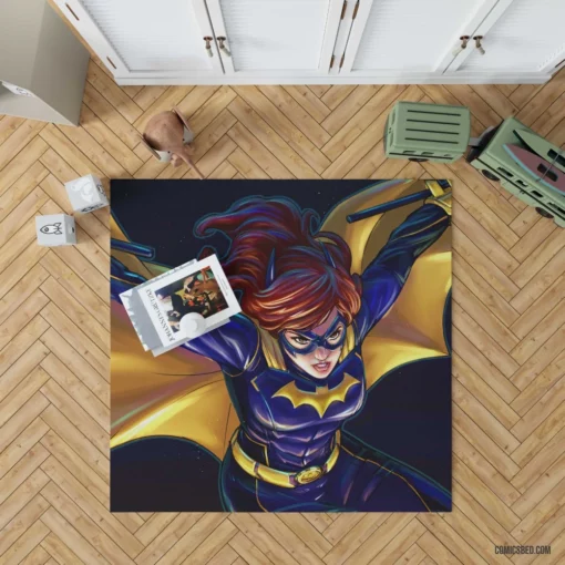 Batgirl DC Daring Defender Comic Rug