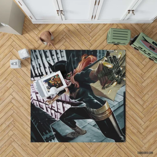 Batgirl DC Fearless Protector Comic Rug