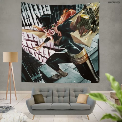 Batgirl DC Fearless Protector Comic Wall Tapestry