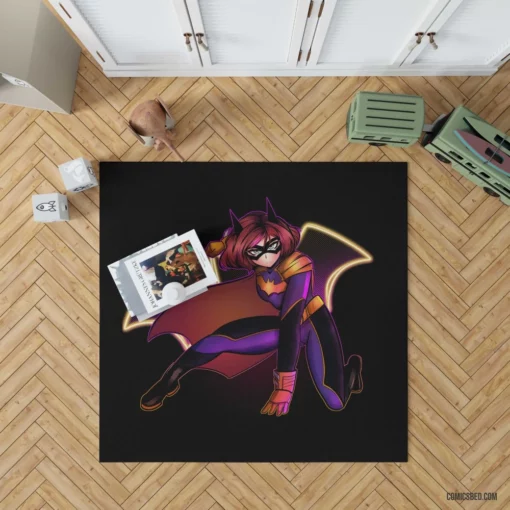 Batgirl DC Heroic Vigilante Comic Rug