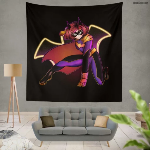 Batgirl DC Heroic Vigilante Comic Wall Tapestry