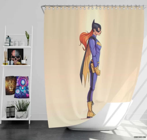 Batgirl DC Heroine Comic Shower Curtain