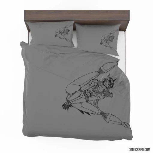 Batgirl Gotham Courageous Heroine Comic Bedding Set 1