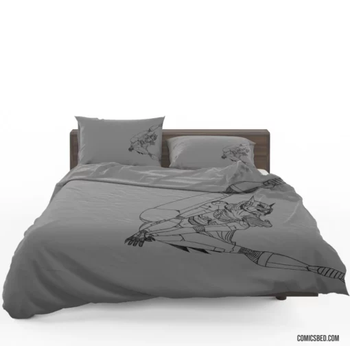 Batgirl Gotham Courageous Heroine Comic Bedding Set