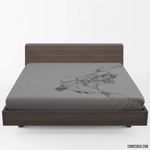 Batgirl Gotham Courageous Heroine Comic Fitted Sheet