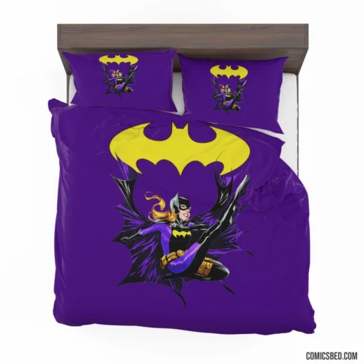 Batgirl Gotham Silent Guardian Comic Bedding Set 1