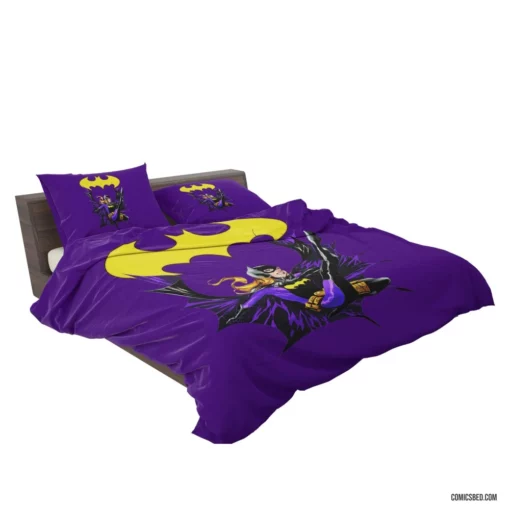 Batgirl Gotham Silent Guardian Comic Bedding Set 2