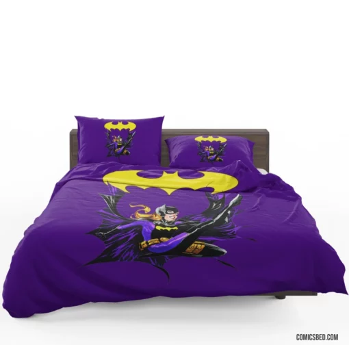 Batgirl Gotham Silent Guardian Comic Bedding Set