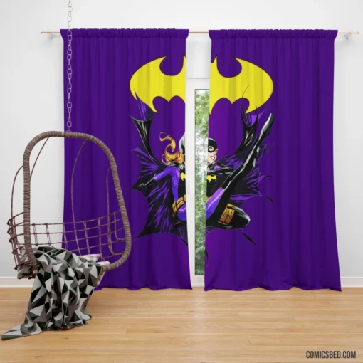 Batgirl Gotham Silent Guardian Comic Curtain