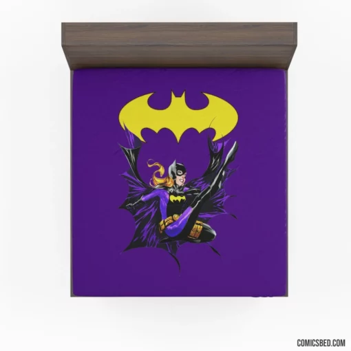 Batgirl Gotham Silent Guardian Comic Fitted Sheet 1