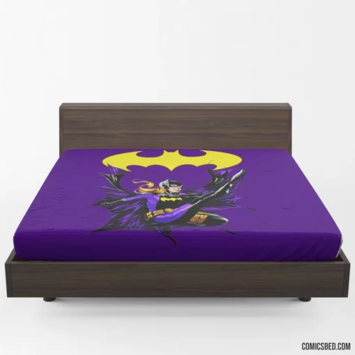 Batgirl Gotham Silent Guardian Comic Fitted Sheet