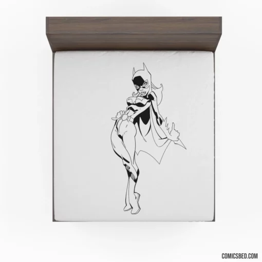 Batgirl Gotham Vigilante Heroine Comic Fitted Sheet 1