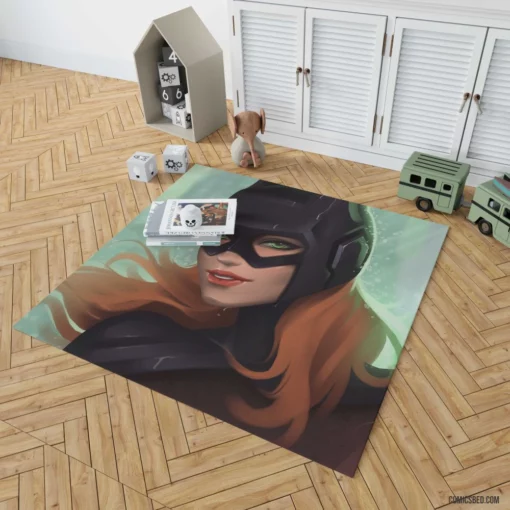 Batgirl Marvel Vigilante Heroine Comic Rug 1