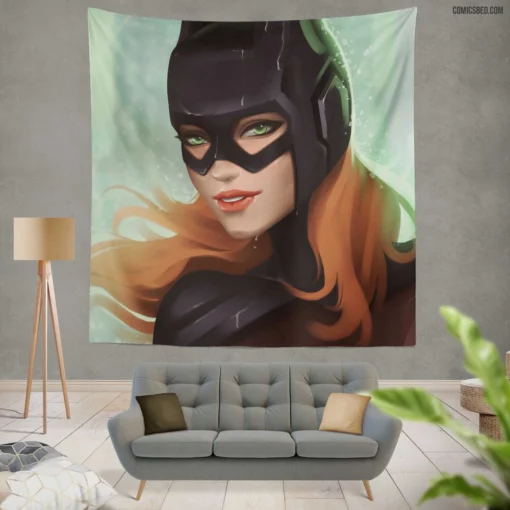 Batgirl Marvel Vigilante Heroine Comic Wall Tapestry