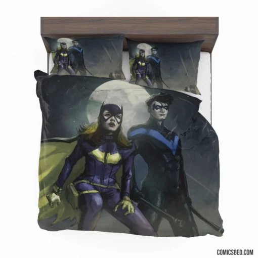 Batgirl Nightwing DC Duo Comic Bedding Set 1