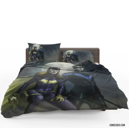 Batgirl Nightwing DC Duo Comic Bedding Set