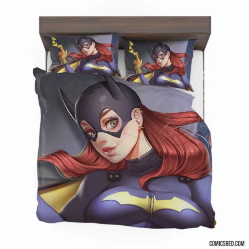 Batgirl Red Hair DC Vigilante Comic Bedding Set 1