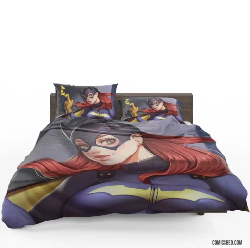 Batgirl Red Hair DC Vigilante Comic Bedding Set