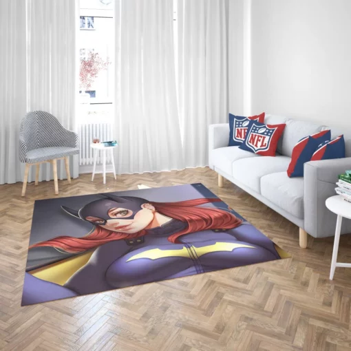 Batgirl Red Hair DC Vigilante Comic Rug 2