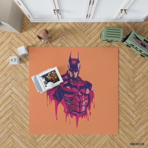 Batman Arkham Knight Dark Guardian Comic Rug