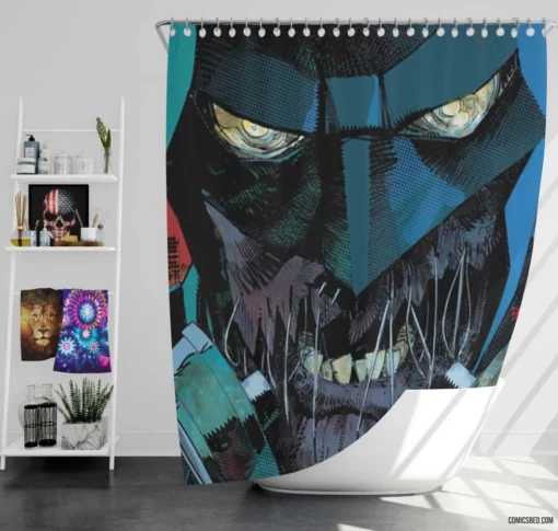 Batman Arkham Knight Detective Comic Shower Curtain