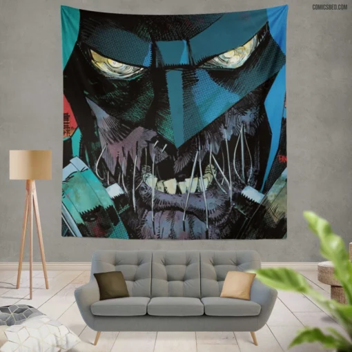 Batman Arkham Knight Detective Comic Wall Tapestry