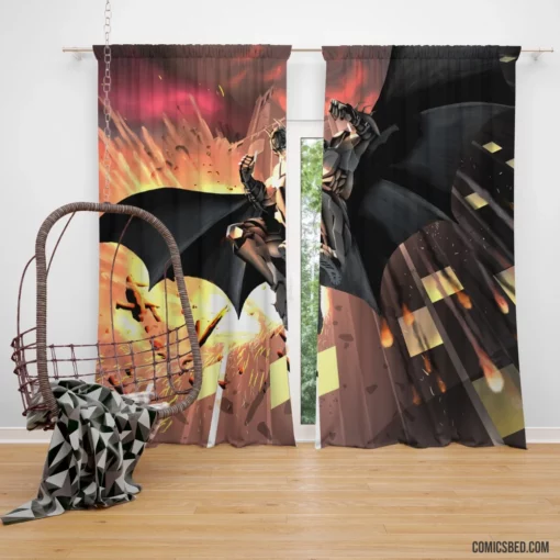 Batman Bane DC Dark Knight Rival Comic Curtain