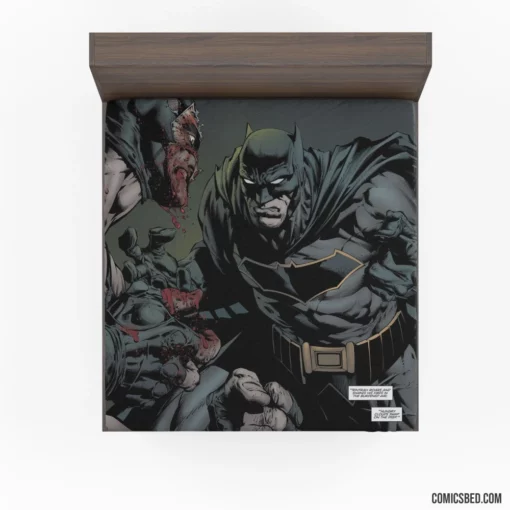 Batman Bane Gotham Showdown Comic Fitted Sheet 1