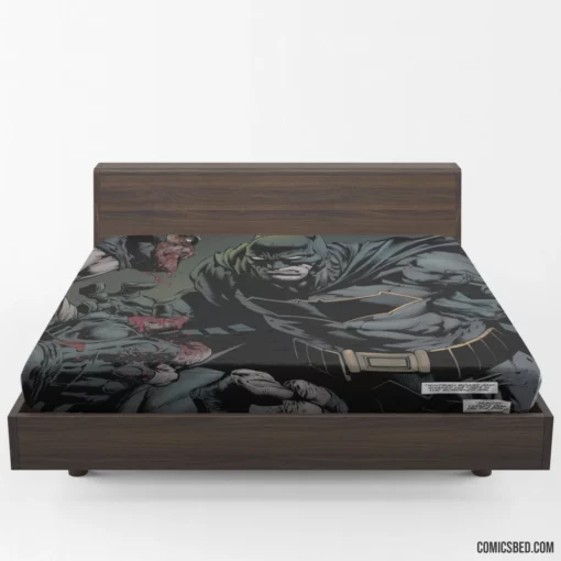 Batman Bane Gotham Showdown Comic Fitted Sheet