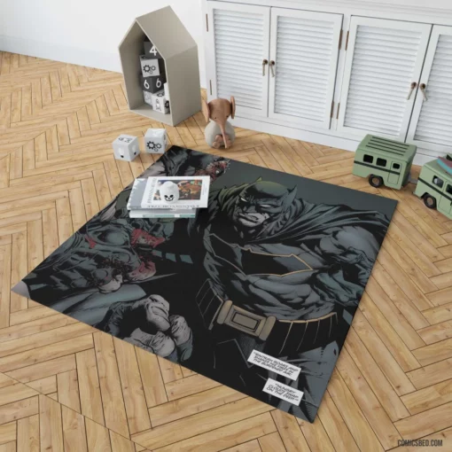 Batman Bane Gotham Showdown Comic Rug 1