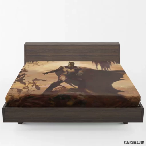 Batman Bat DC Night Watcher Comic Fitted Sheet