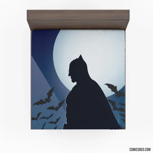 Batman Bat-Signal DC Dark Signal Comic Fitted Sheet 1