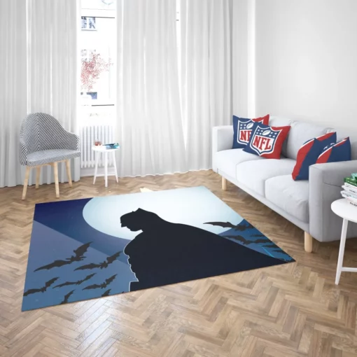 Batman Bat-Signal DC Dark Signal Comic Rug 2