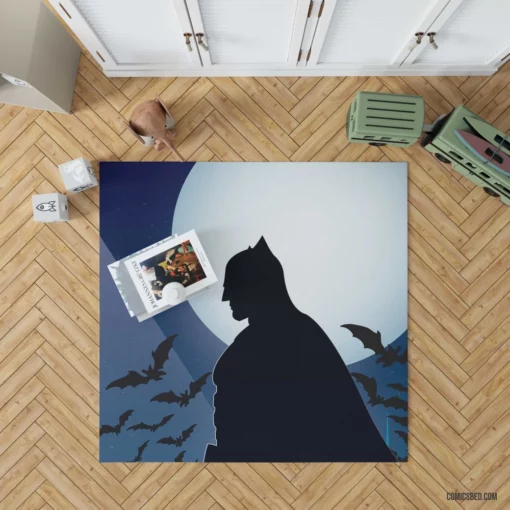 Batman Bat-Signal DC Dark Signal Comic Rug