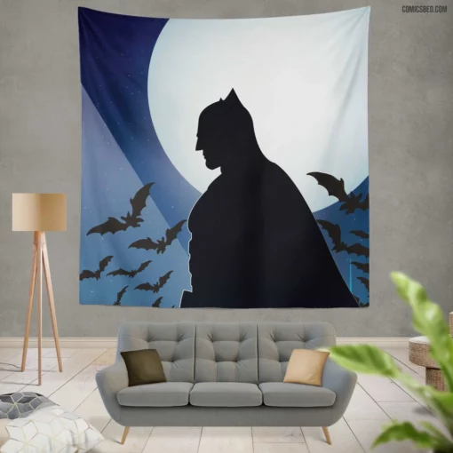 Batman Bat-Signal DC Dark Signal Comic Wall Tapestry