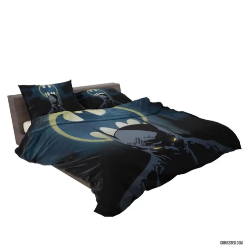 Batman & Bat-Signal Hero Call Comic Bedding Set 2