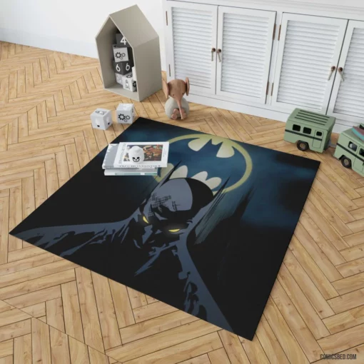 Batman & Bat-Signal Hero Call Comic Rug 1